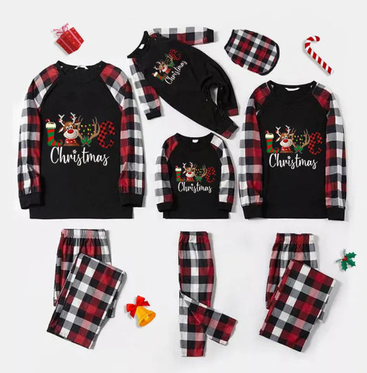 Christmas Parent-Child Family Holiday Suit Christmas Elk Family Suit Puppy Suit
