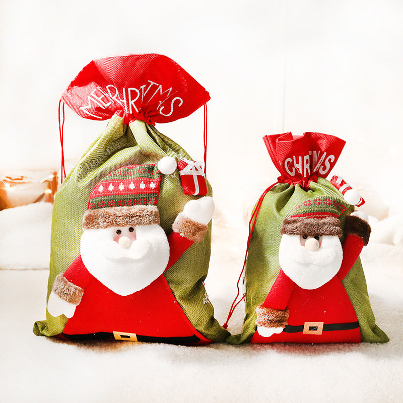Christmas Children&#039;s Gift Bag, Small Gift, Christmas Eve Apple Packaging Box, Handbag, Creative Candy Bag, Socks