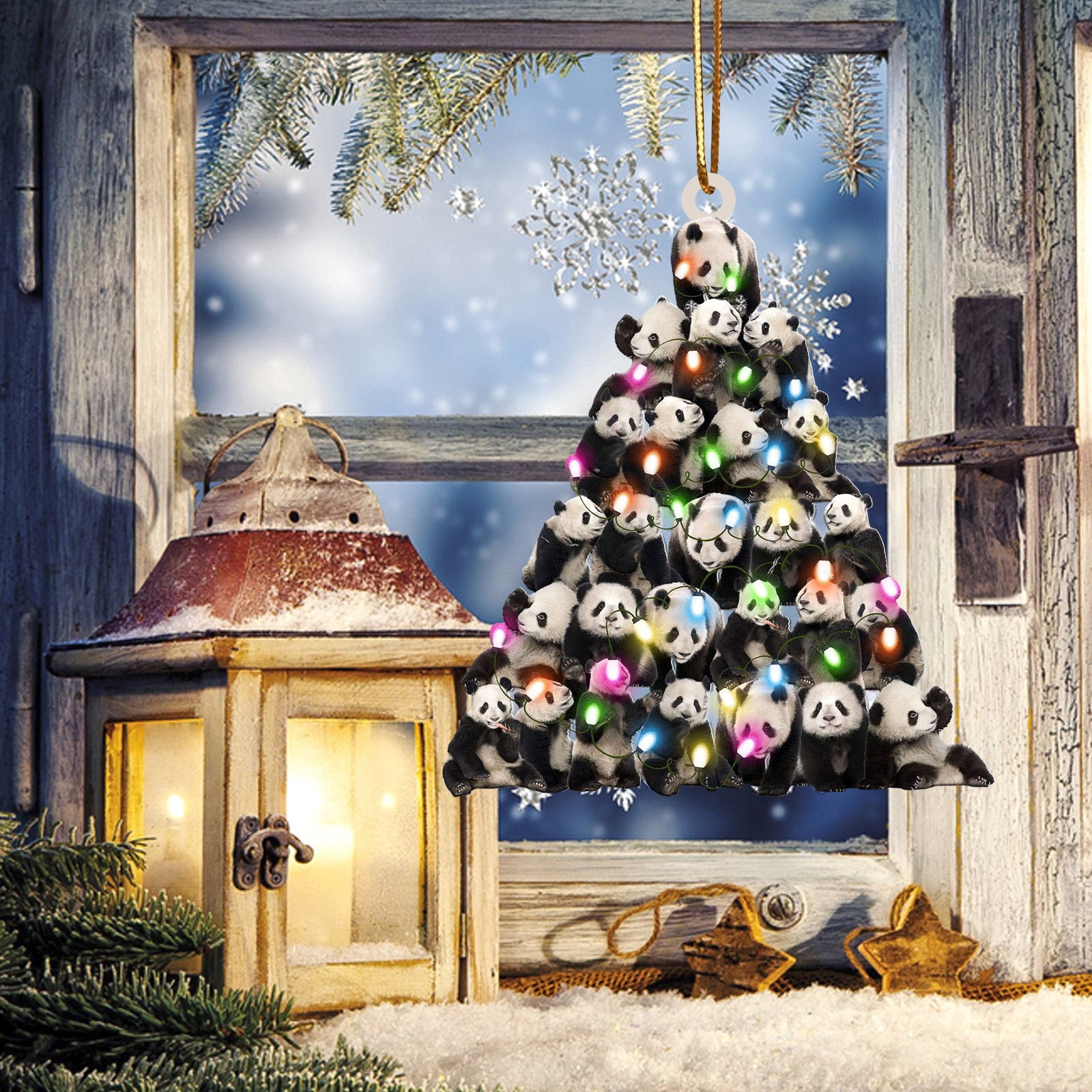 Cute Christmas Tree Wood Ornaments For Cats And Pets