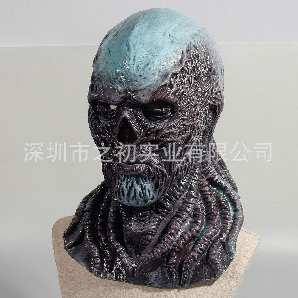 Vecna Vecna Latex Headgear Stranger Things 4 Halloween Short Mask Cosplay Props Around