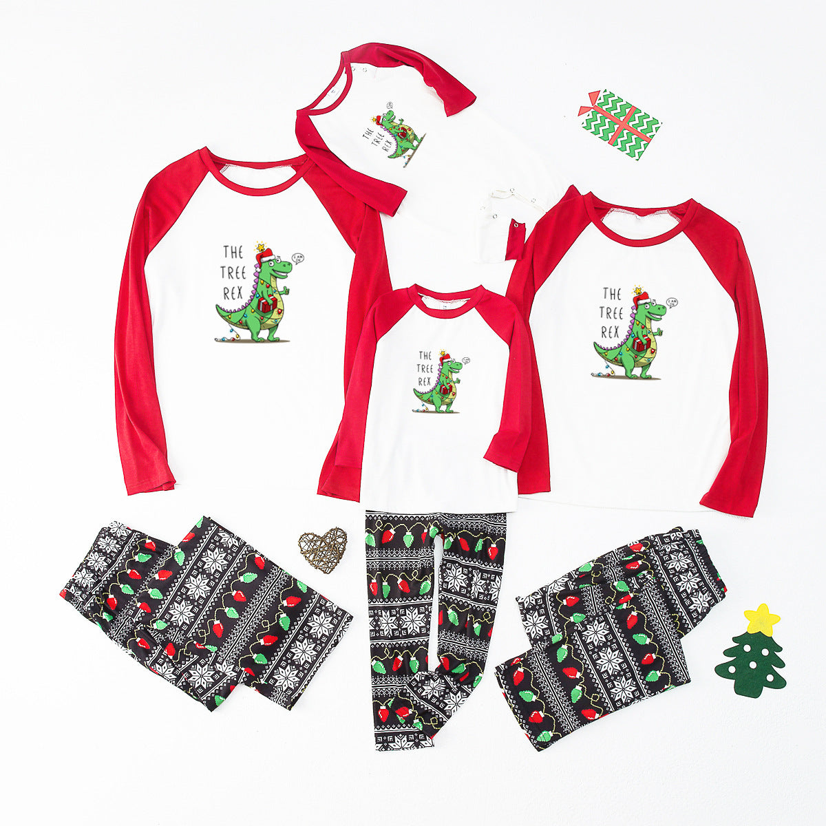 New Amazon Europe And The United States Christmas Parent-child Wear Family Wear Home Wear Pajamas Set