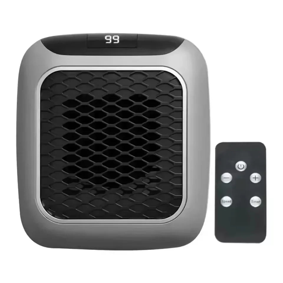 Wall Mounted Mini Bathroom Heater with Remote-0