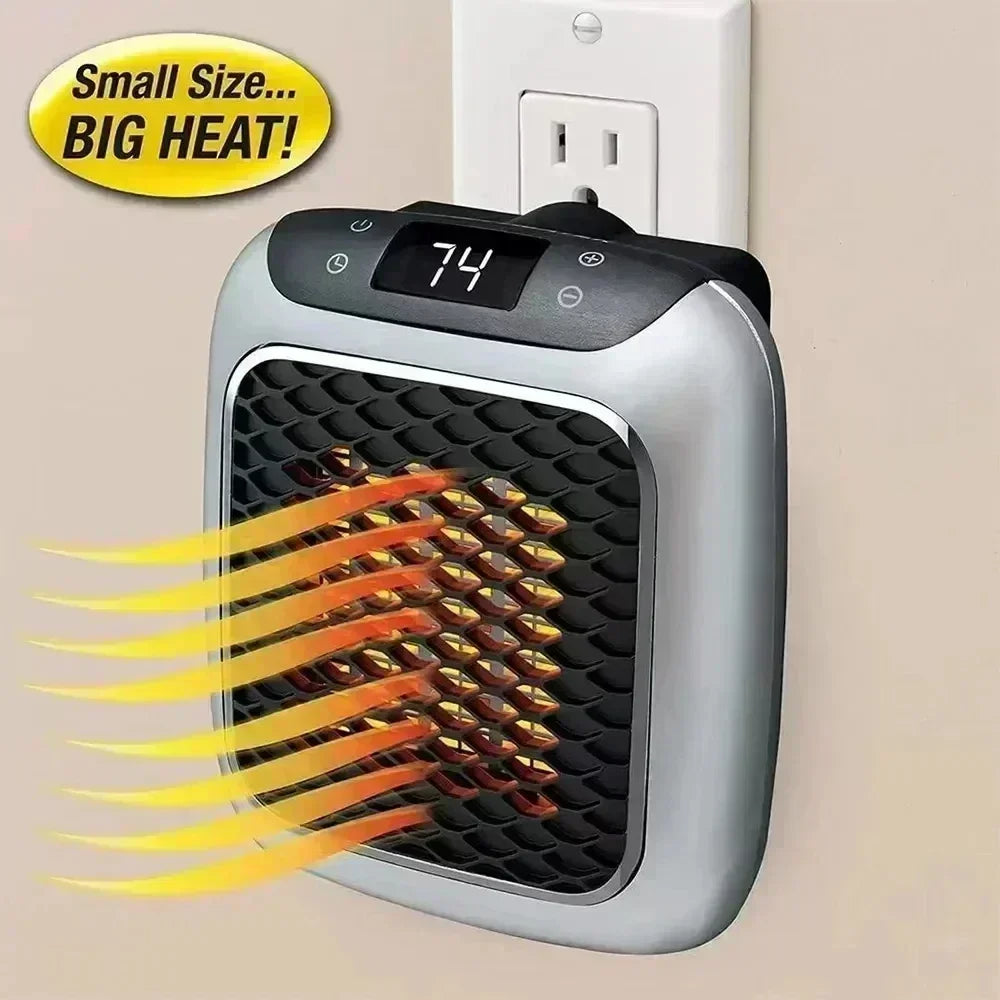Wall Mounted Mini Bathroom Heater with Remote-2