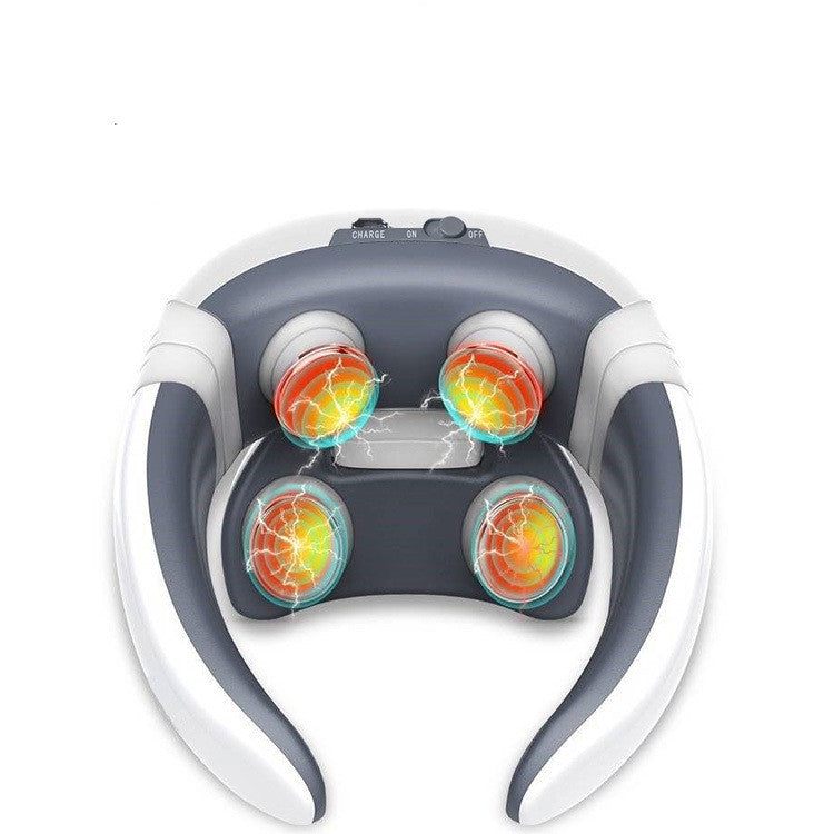 Electric Pulse Wireless Remote Control Shoulder And Neck Massager