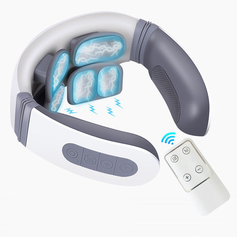 Electric Pulse Wireless Remote Control Shoulder And Neck Massager