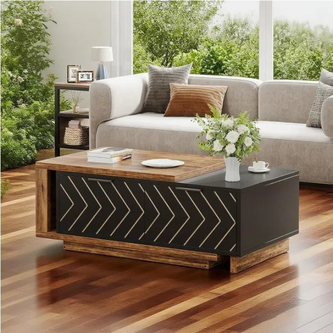 Modern Wooden Coffee Table for Contemporary Living Room