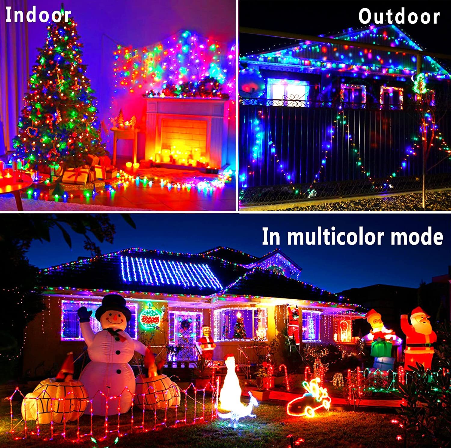 Waterproof decorative lights holiday Christmas tree lights hanging lights lanterns