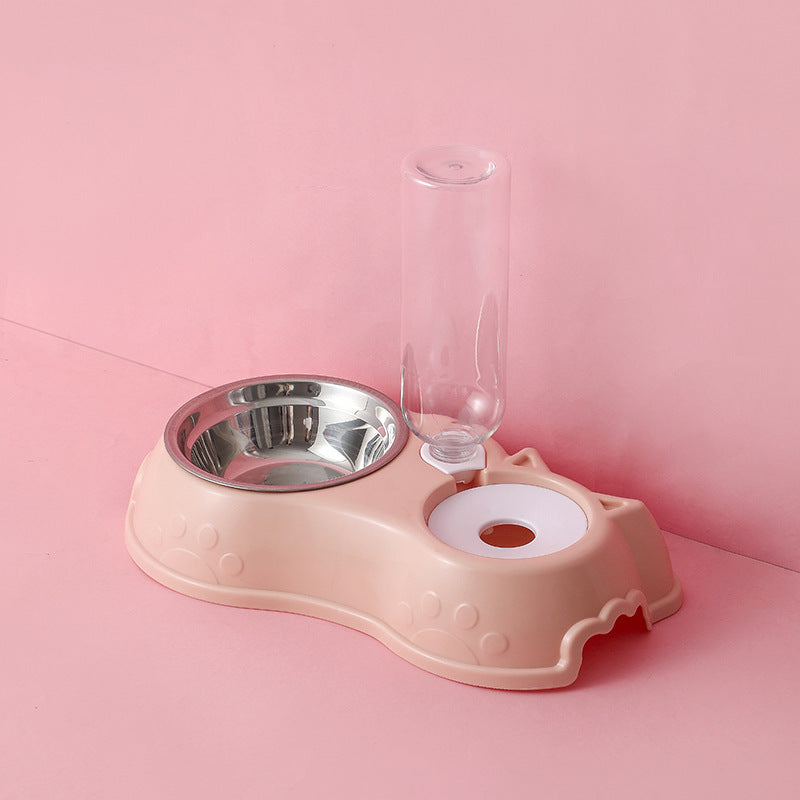 Automatic Anti-Tumble Stainless Steel Dog Water Bowl